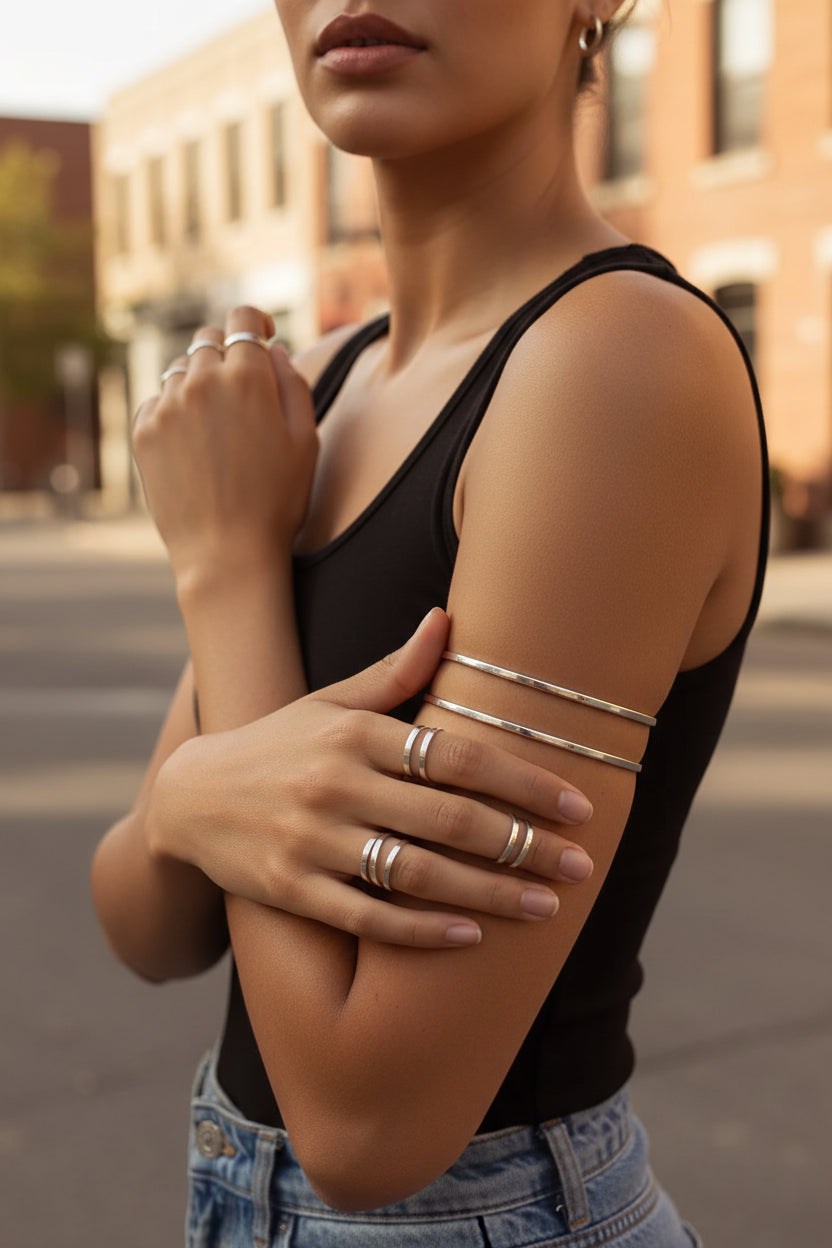 Bracelet Manchette Minimaliste