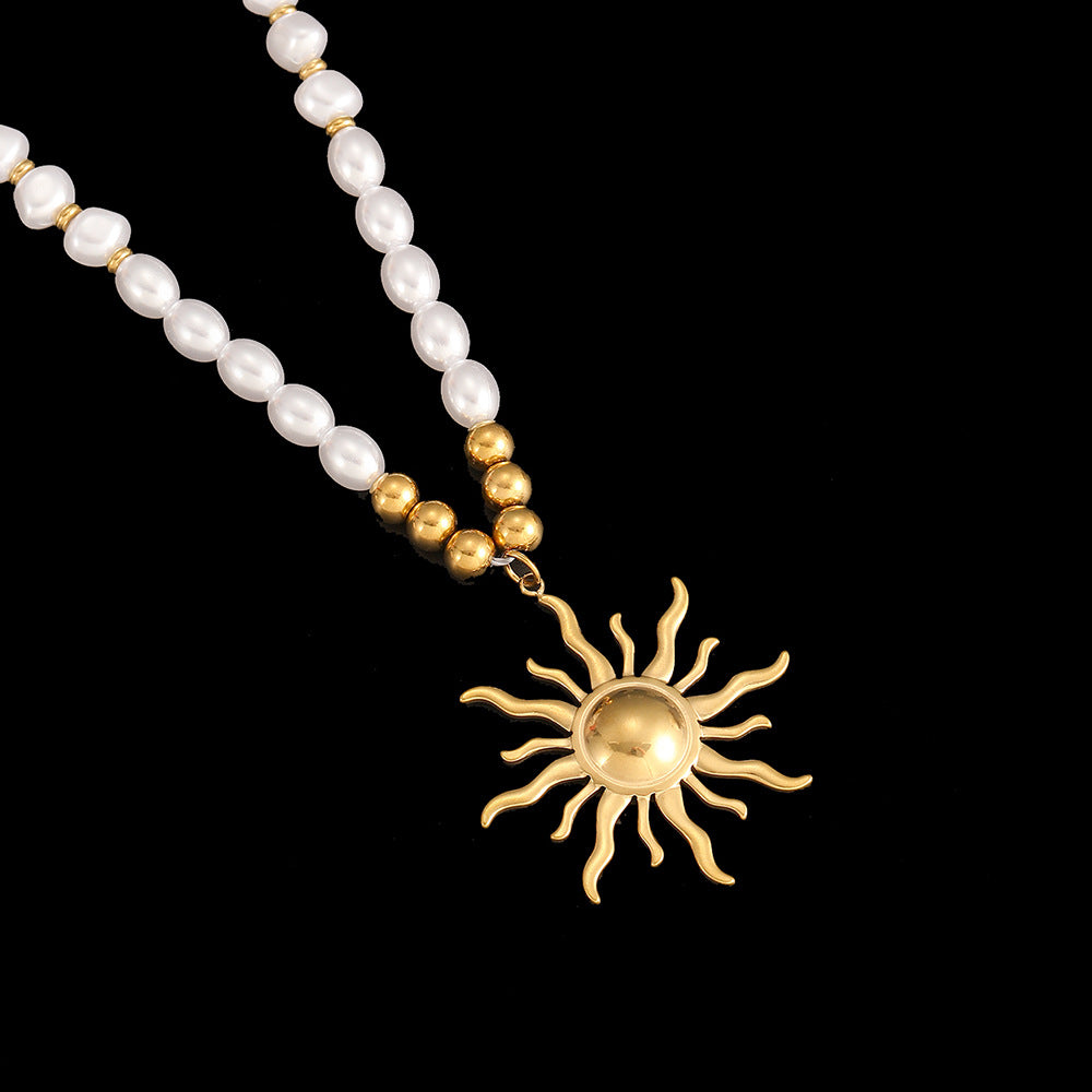 Collier Coquillage en Acier Inoxydable