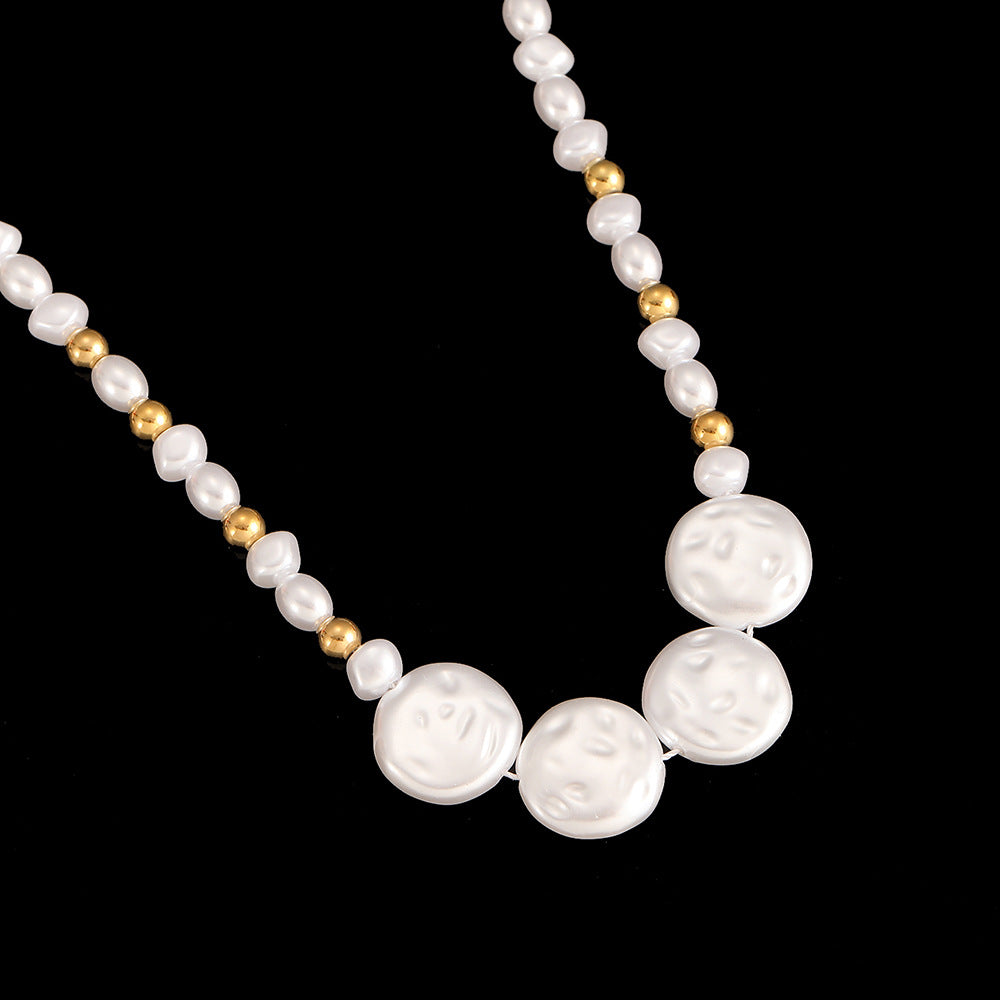 Collier Coquillage en Acier Inoxydable