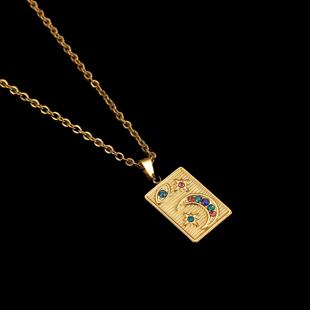 Collier Coquillage en Acier Inoxydable