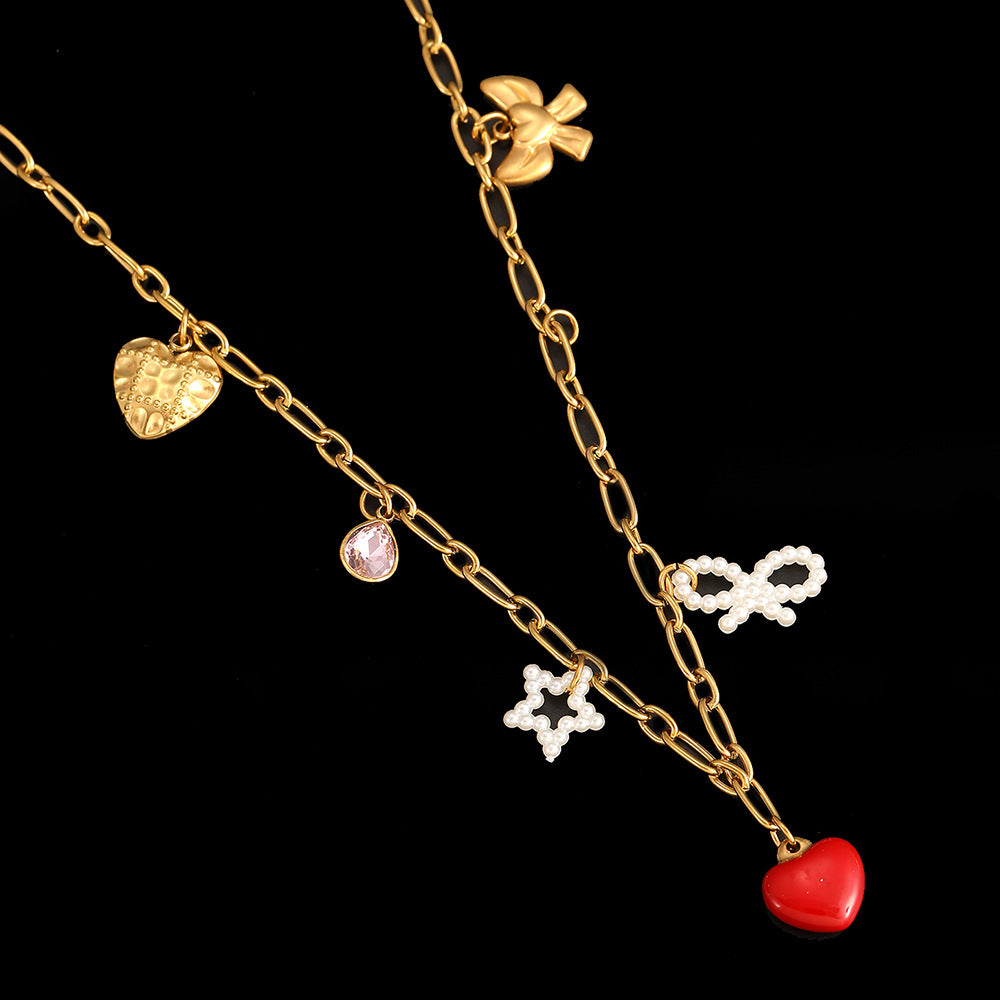 Collier Coquillage en Acier Inoxydable