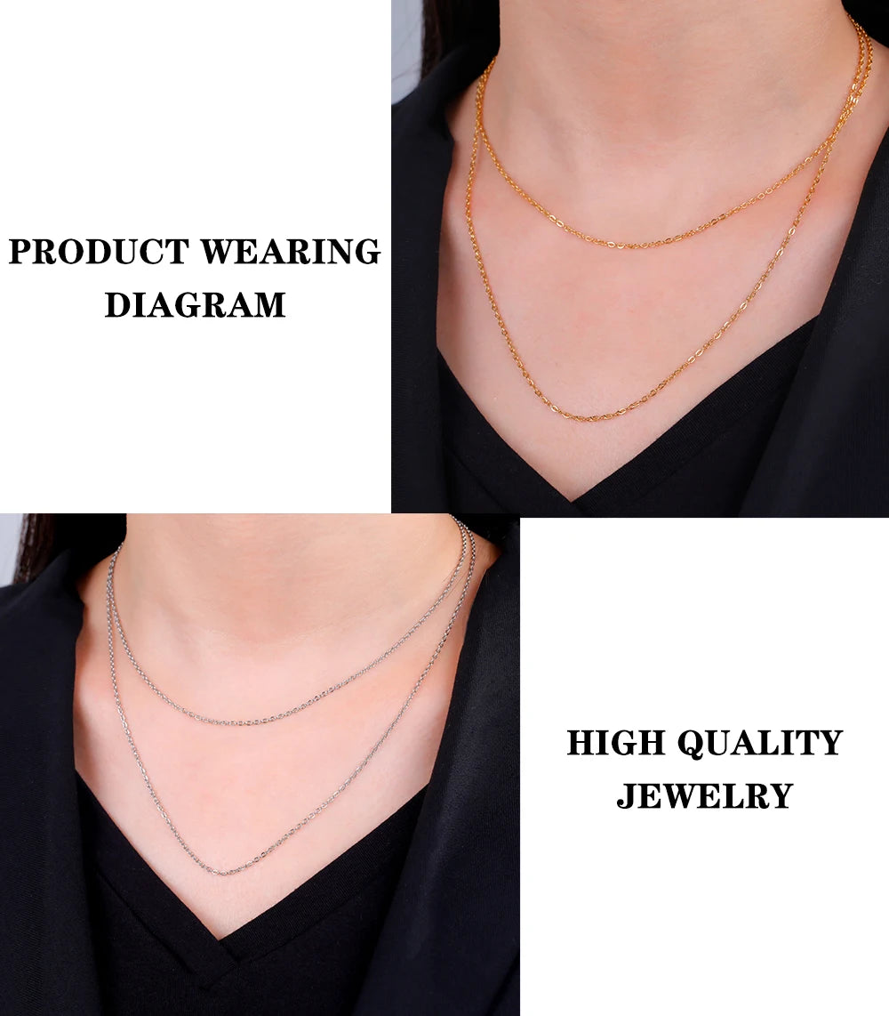 Collier Chaîne Fine Minimaliste