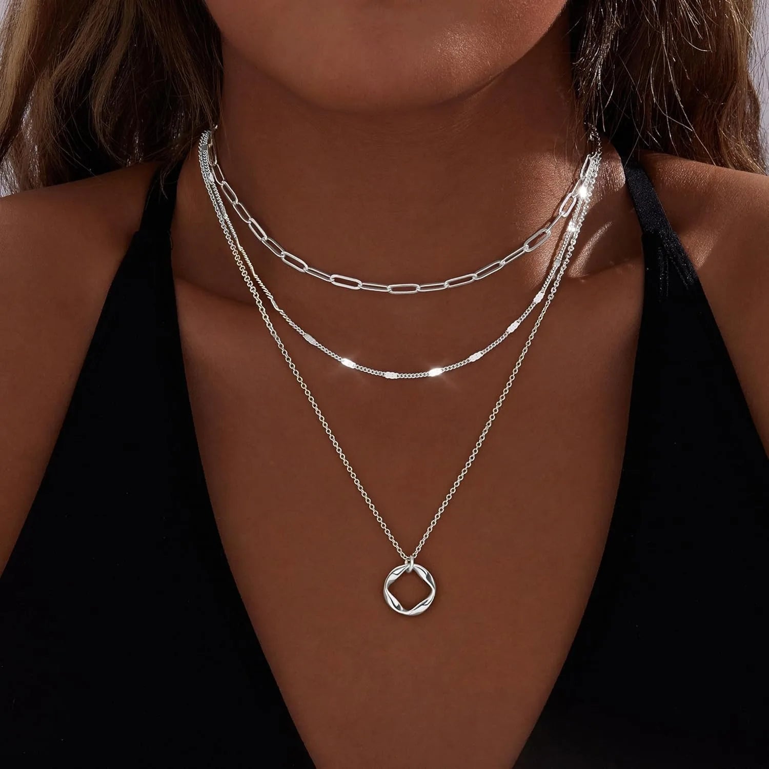 Collier Pendentif Cercle