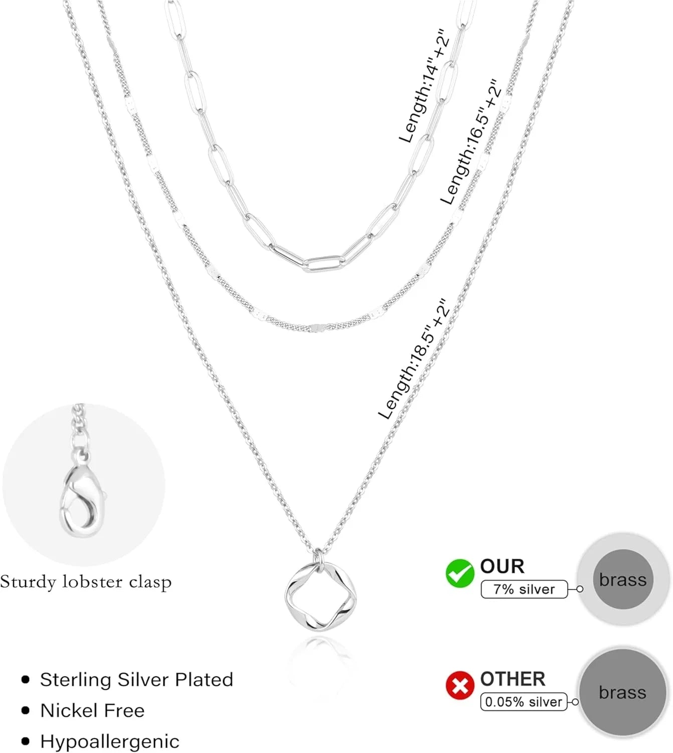 Collier Pendentif Cercle