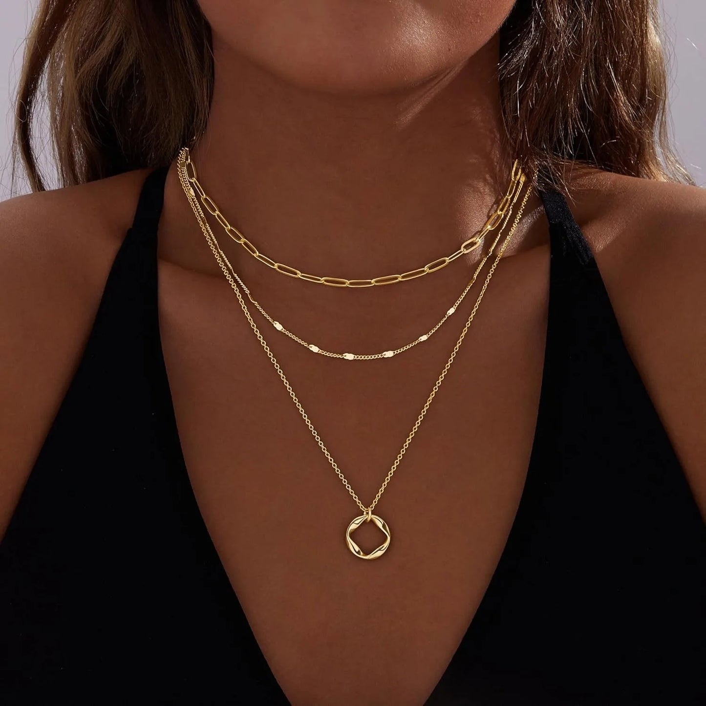 Collier Pendentif Cercle