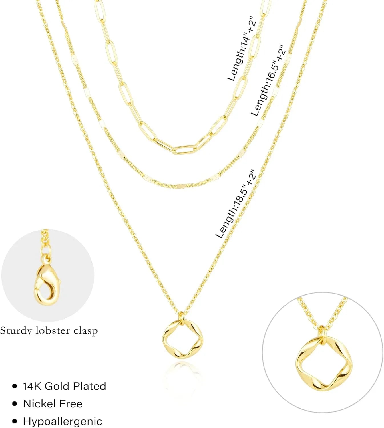 Collier Pendentif Cercle
