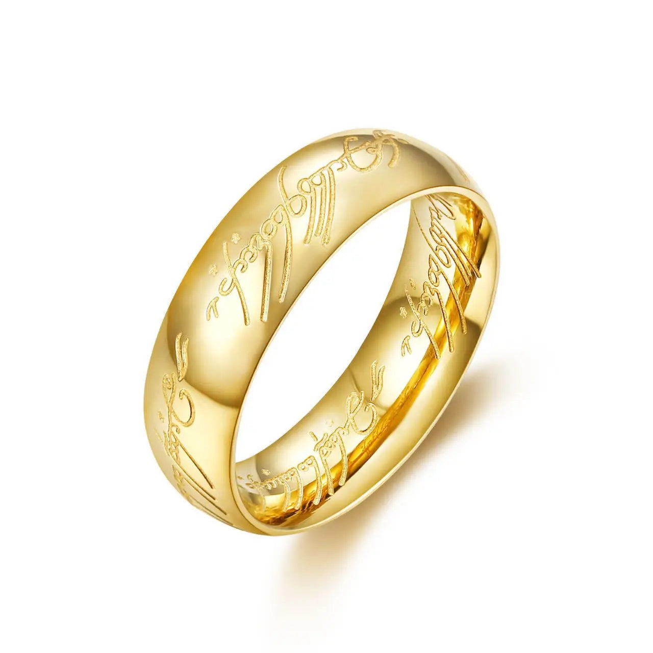 Bague en acier inoxydable au design moderne – bijou unisexe élégant