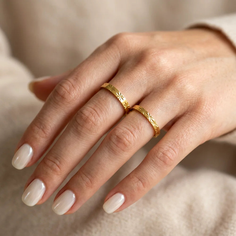 Bague Minimaliste Empilable
